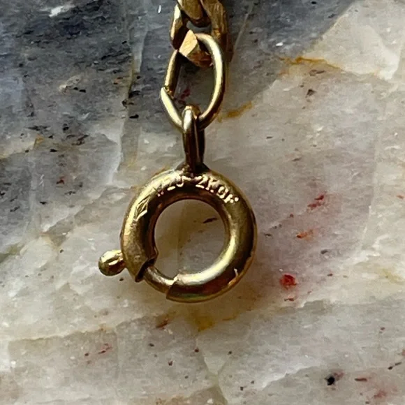 Vintage 12K Gold Link Bracelet - Picture 9 of 11